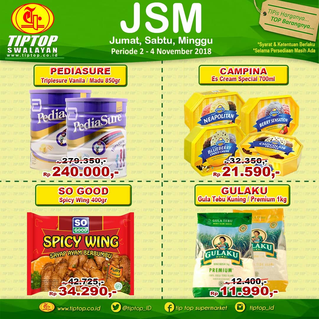 TipTop - Promo Katalog JSM Periode 02 - 04 November 2018