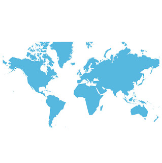 Flat World  on World Map Flat Vectortag        World Map