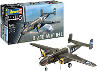 Revell 1/48 B-25C/D Mitchell (04977) English Color Guide & Paint Conversion Chart
