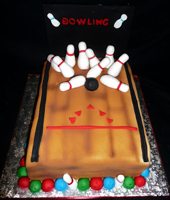 Birthday Cakes  York on Com  Birthday Cake Bowling Theme Chelsea Piers New York City