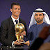 Ronaldo Pemain Terbaik Globe Soccer Awards 2014