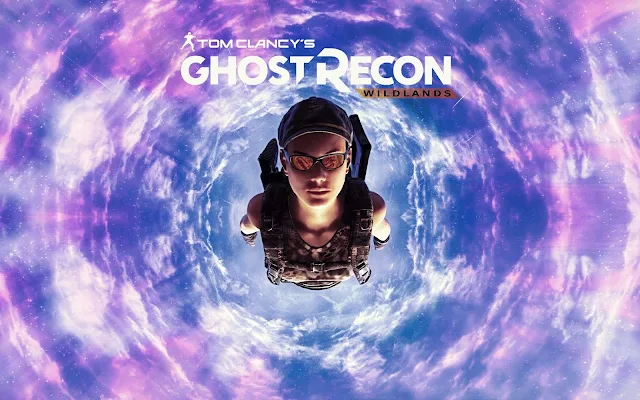 Ghost Recon Wildlands Skydiving game wallpaper. Click on the image above to download for HD, Widescreen, Ultra HD desktop monitors, Android, Apple iPhone mobiles, tablets.
