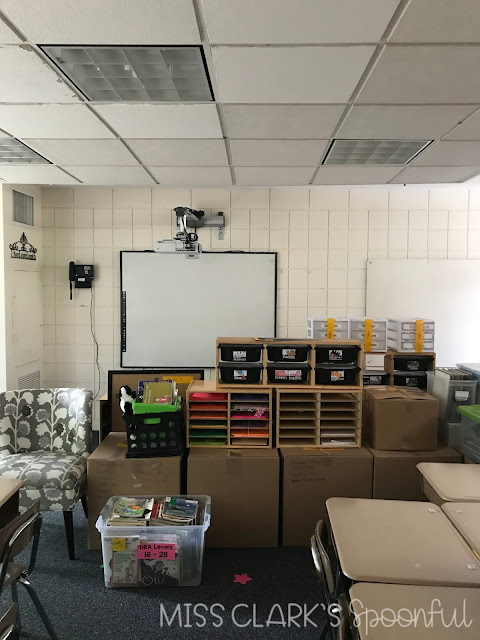 packed up classroom