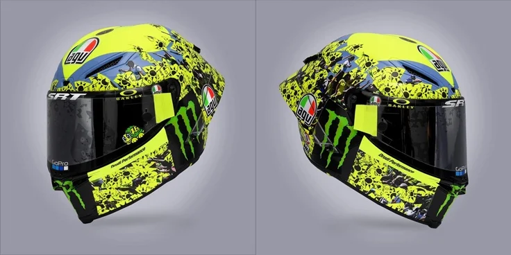 Helm valentino rossi