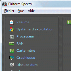 capture d'écran de Speccy