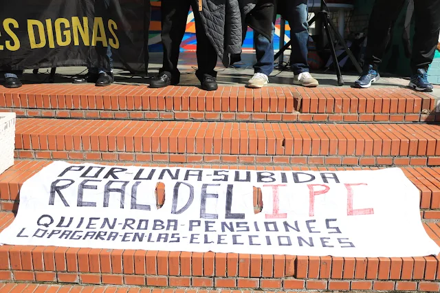 protesta de pensionistas y jubilados
