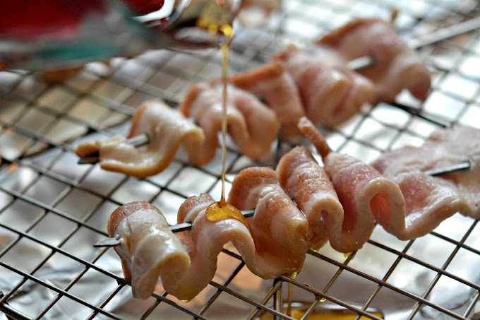 Maple Glazed Bacon Skewers Recipe