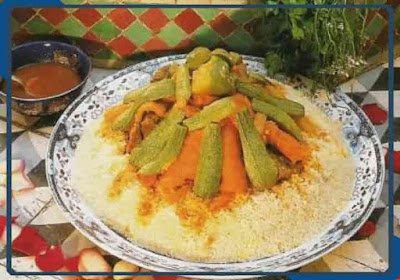 Popular food couscous