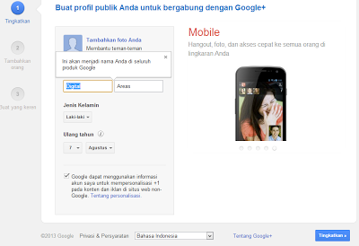 Cara Membuat Akun Google Plus