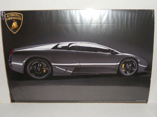 Poster Lamborghini Grey Sideview 36x24