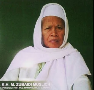 Biografi Drs. KH. Muhammad Zubaidi Muslich, Jatirejo, Diwek, Jombang