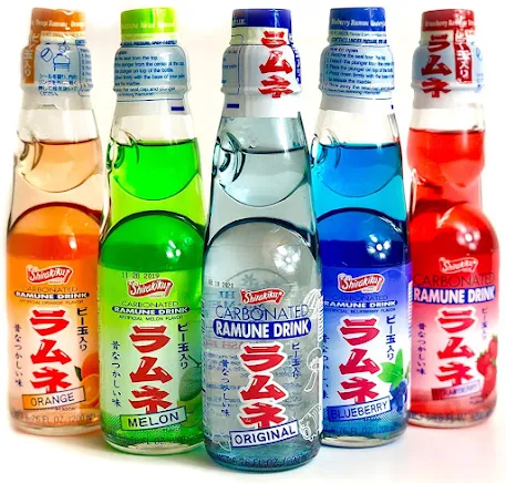 Blueberry Ramune Japanese Soda