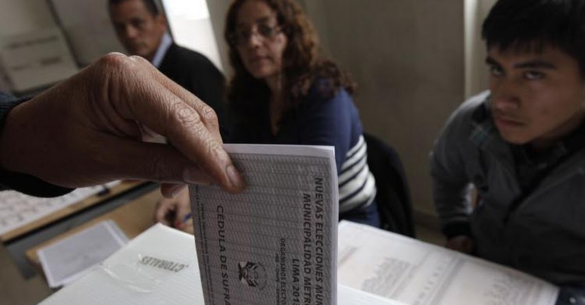 Elevan a 40 % los votos válidos para ganar elecciones regionales, según proyecto de ley aprobado por el Congreso