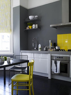 Yellow Kitchen Splashback