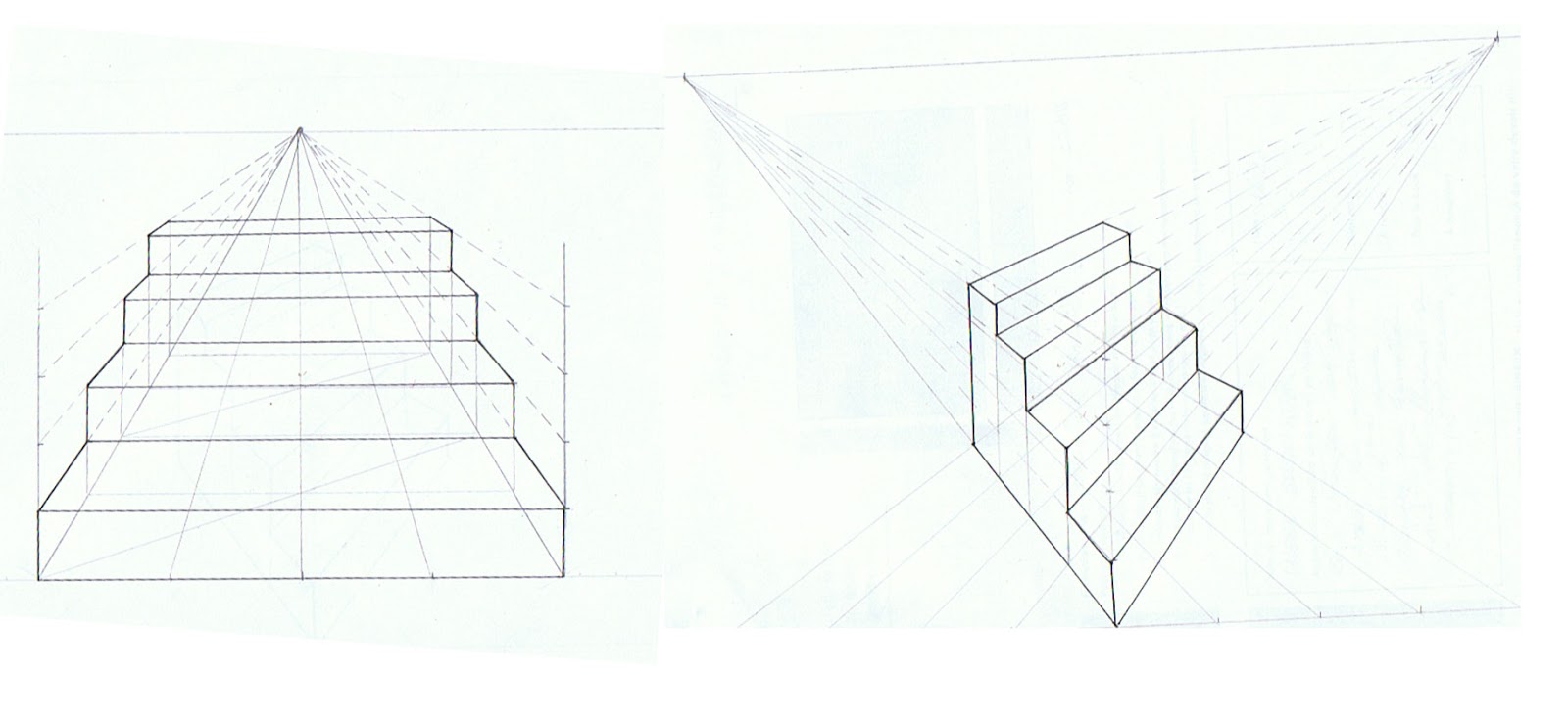 ment dessiner des marches d escalier