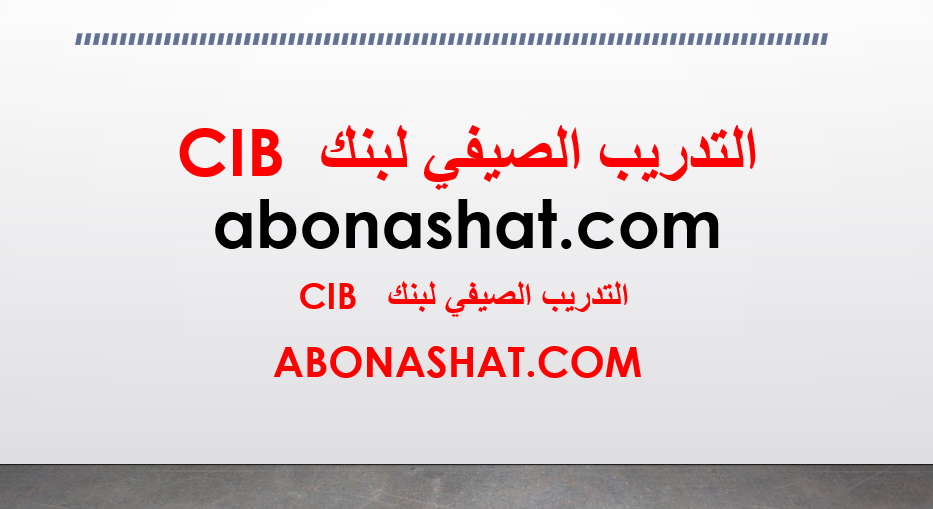 CIB Egypt Summer Internship  الصيفي  بنك cib  لطلاب جامعة الاسكندرية - قناه السويس - اسيوط - سوهاج