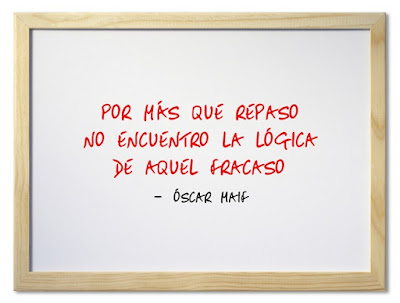 Ñaiku, haiku hispano,  poesía, poema, verso, rima consonante: Por más que repaso no encuentro la lógica de aquel fracaso. Óscar Maif