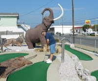 Jurassic Miniature Golf Course in North Wildwood New Jersey