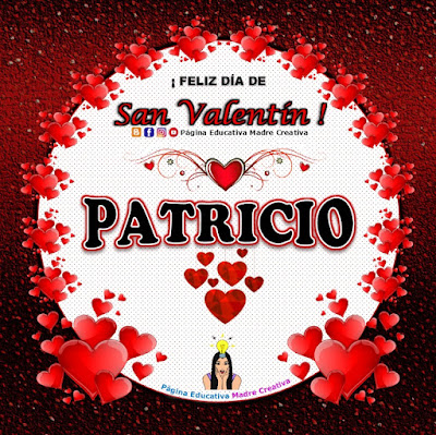 Feliz Día de San Valentín - Nombre Patricio