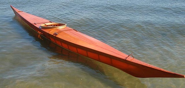 mini-Greenland+kayak+Wooden+Boat+School | Boats - Paddle Craft | Pint 