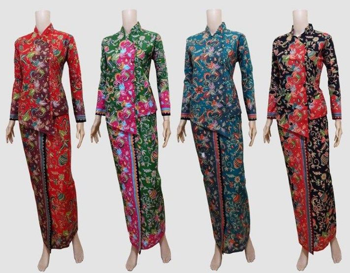 29 Model  Batik  Setelan Rok  Panjang Span  Muslimah Berhijab 