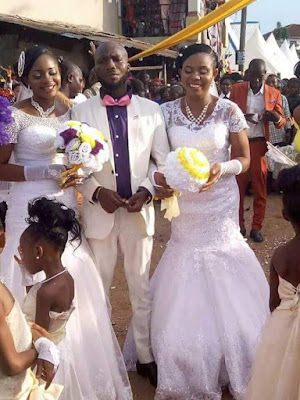 More photos: Man weds two women at same time in Abiriba, Abia State