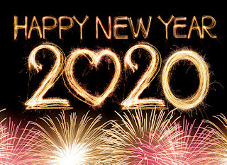 Happy new year 2020 wallpaper celebration 