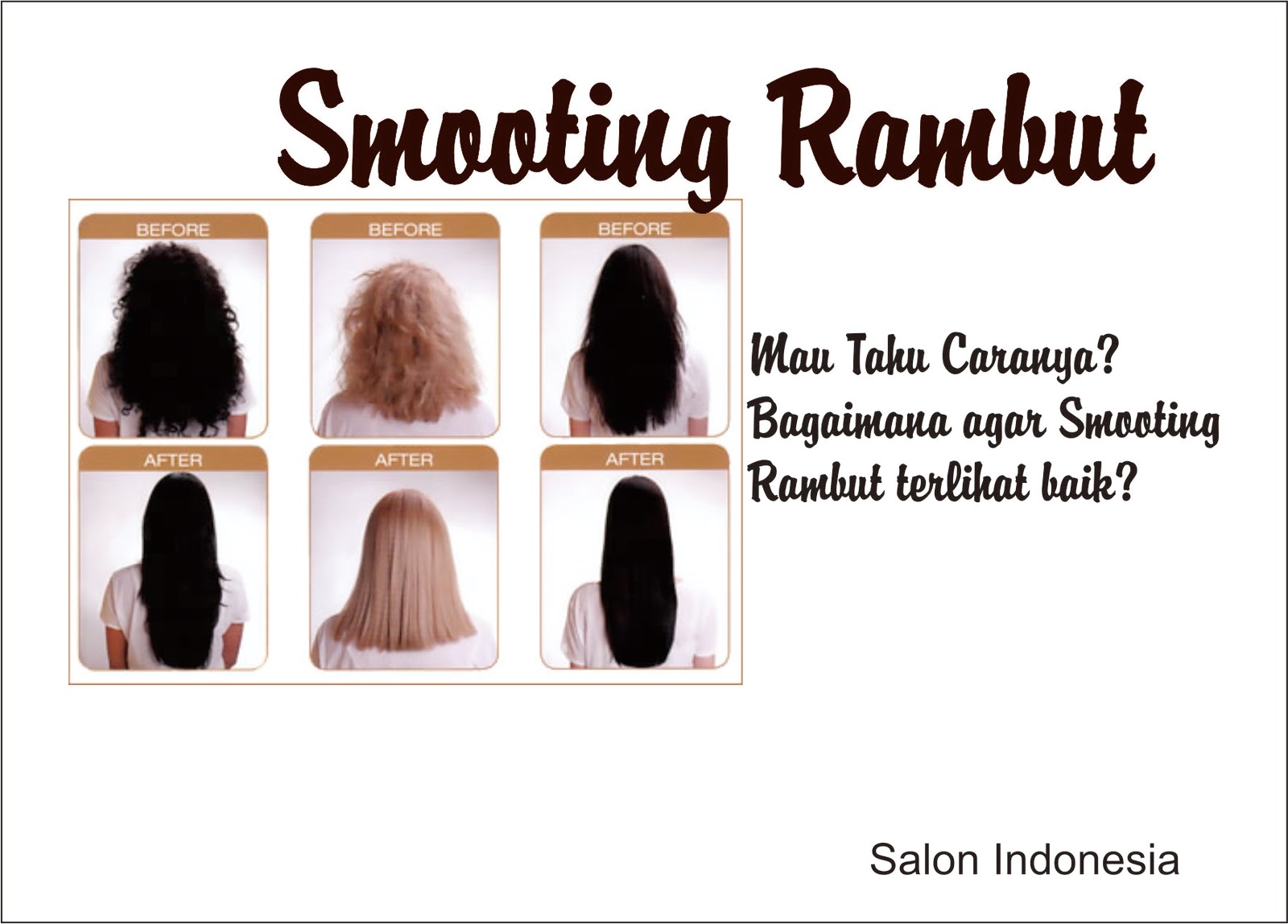 Salon Tips Smooting Rambut 3