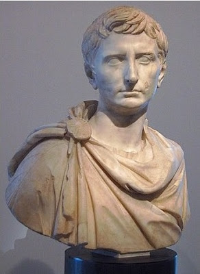 Busto de Octaviano, alrededor del 30 a.C., Museos Capitolinos, Roma.