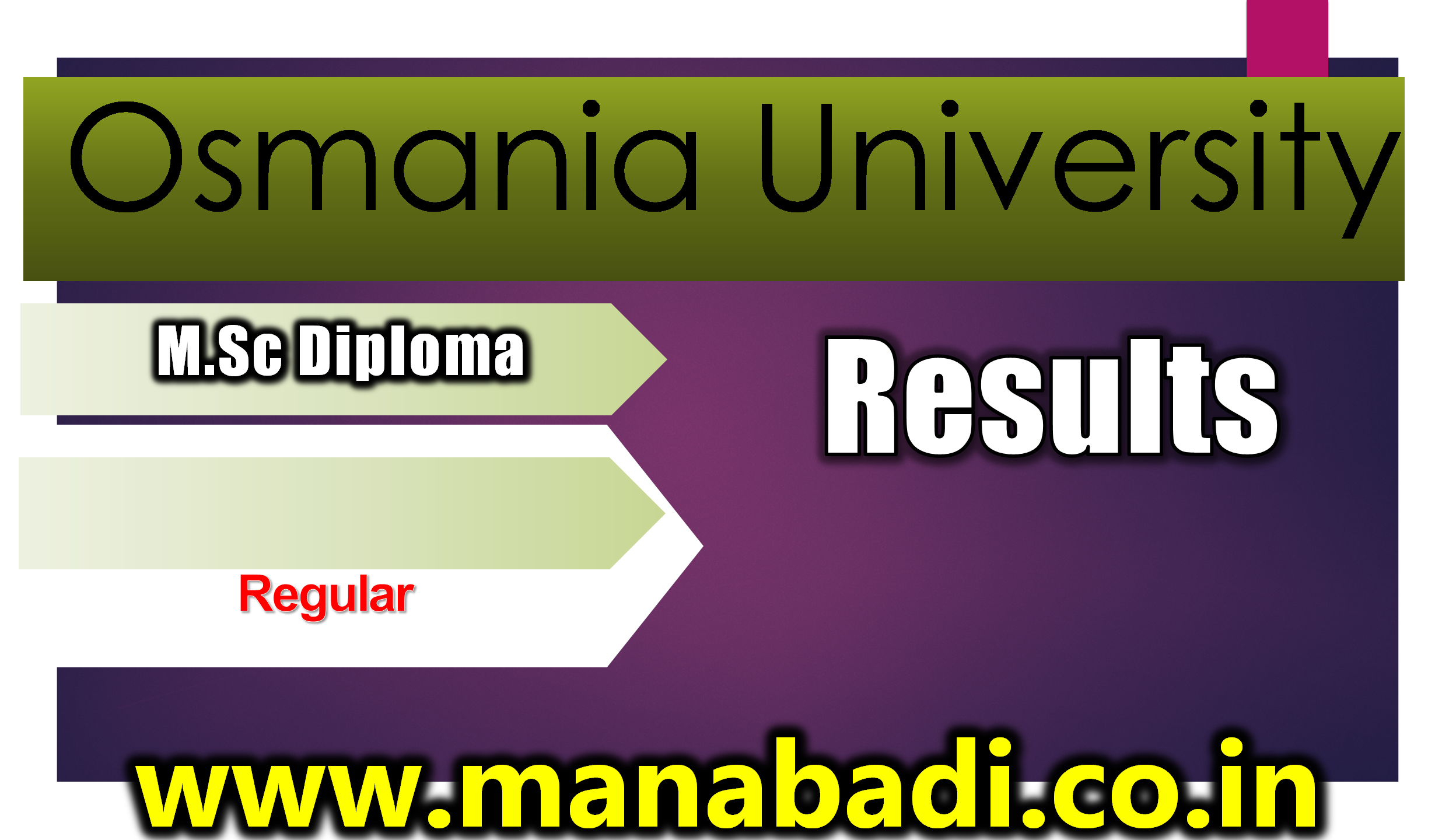 Osmania University M.Sc Diploma in Radiological Physics Nov 2023 Exam Results