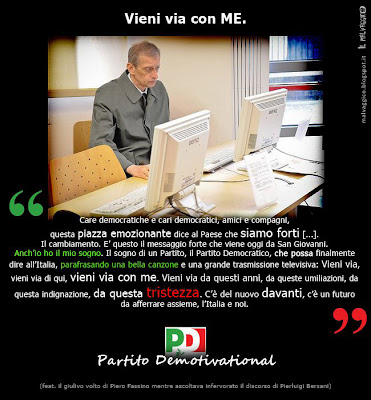 Immagine fotomontaggio "PD, Partito demotivational"