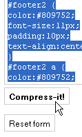 Percepat Loading Blog Anda dengan Mengompress Kode CSS Template