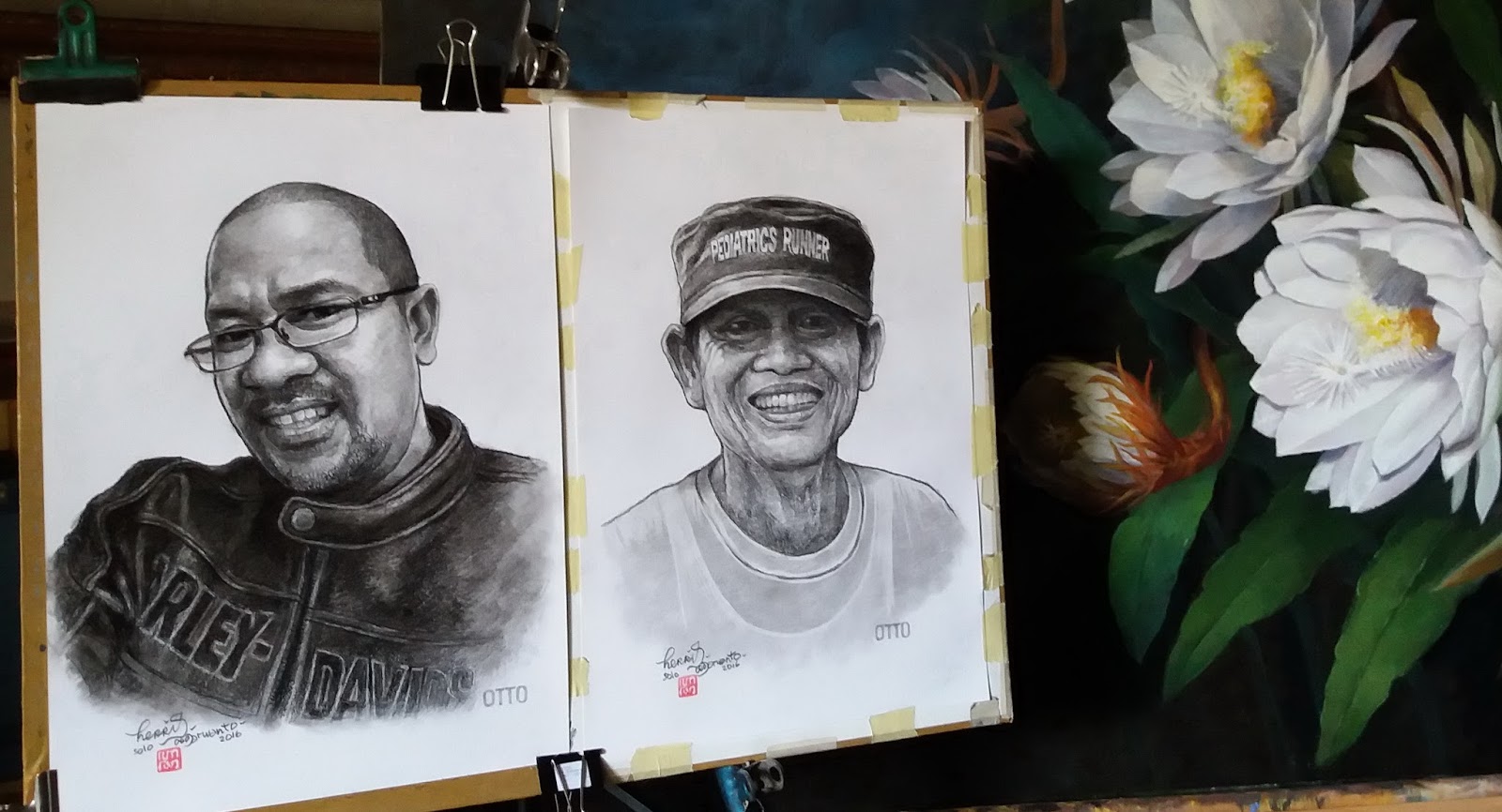 Lukis Wajah: Sketsa Drawing Lukis Wajah Hitam Putih 