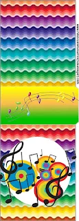Music Birthday Party Free Printable Tic Tac Labels.