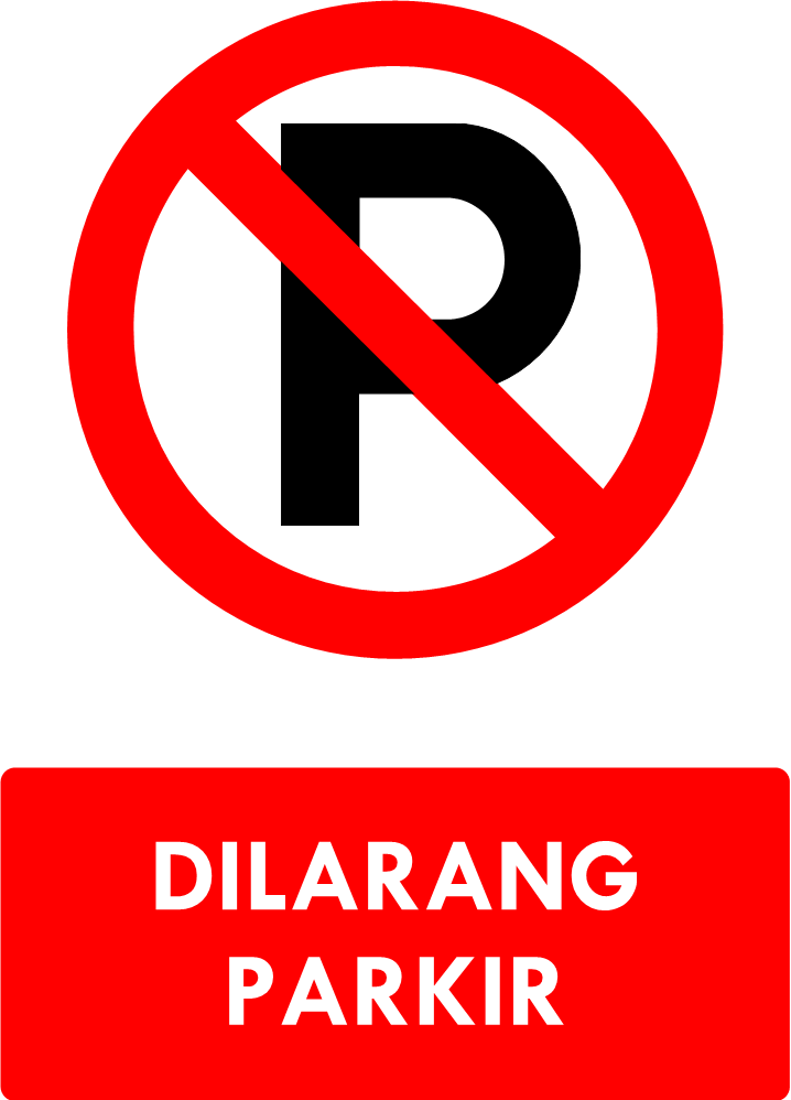 Rambu Dilarang Parkir