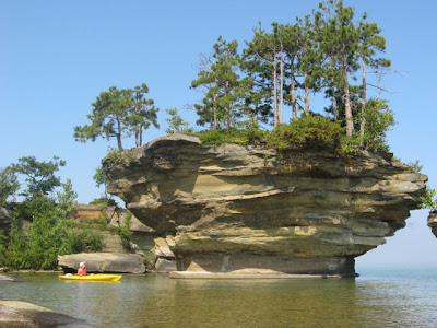 Turnip Rock on Lake Huron Seen On www.coolpicturegallery.net