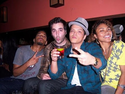 bruno mars with his friend