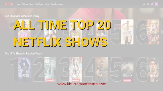 All time Top 20 Netflix Shows