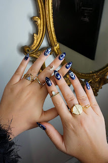 Astrological French Fall Nails