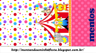 Circus for Girls: Free Printable Invitations and Party Printables. 