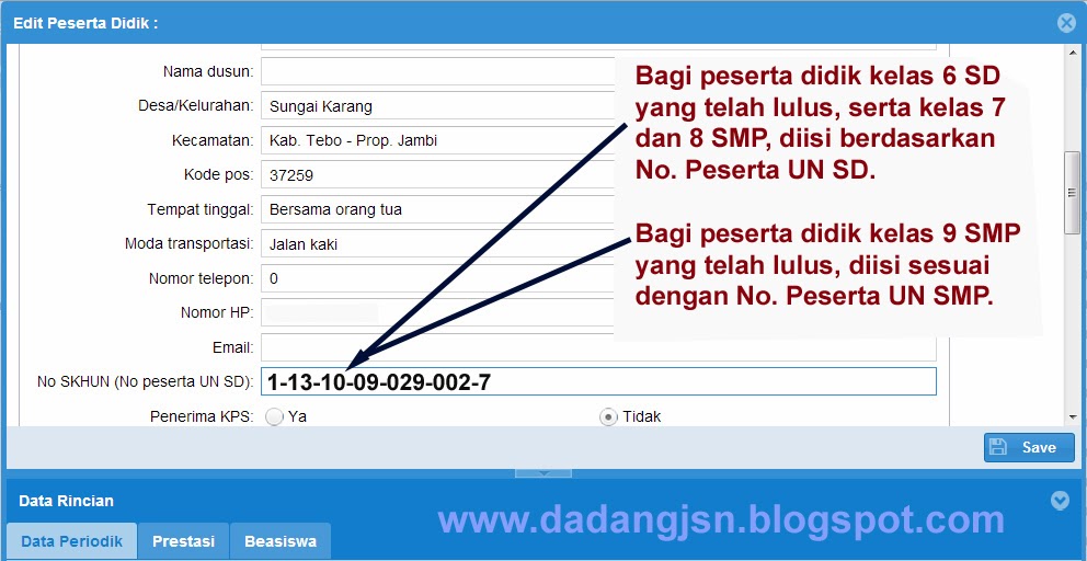 Cara Solusi Mengatasi No Skhun Nomor Peserta Un 20 Digit