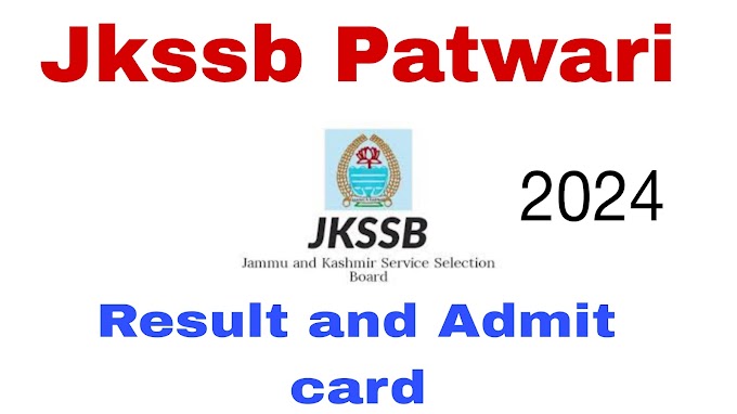 Jkssb Patwari Results 2024 Final Examination Date