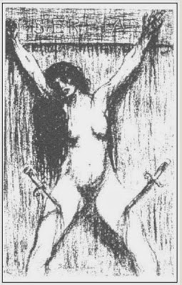 mujeres crucificadas cricified women steinlen serbia