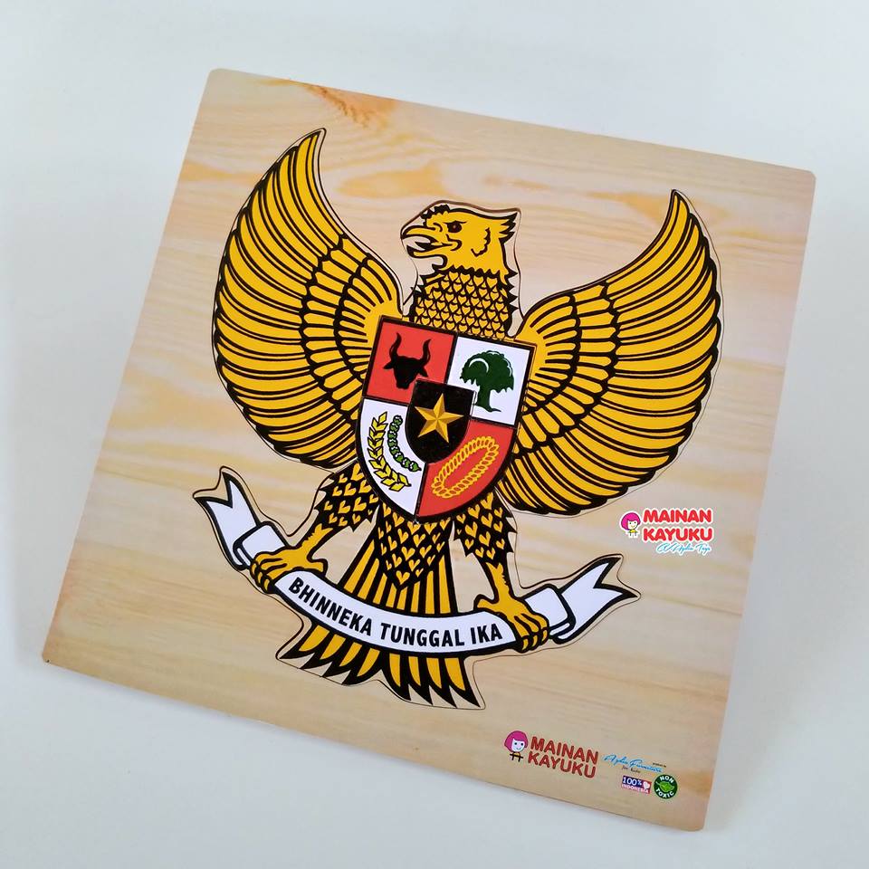 Puzzle Garuda  Pancasila SEBUTIK EDUTOYS