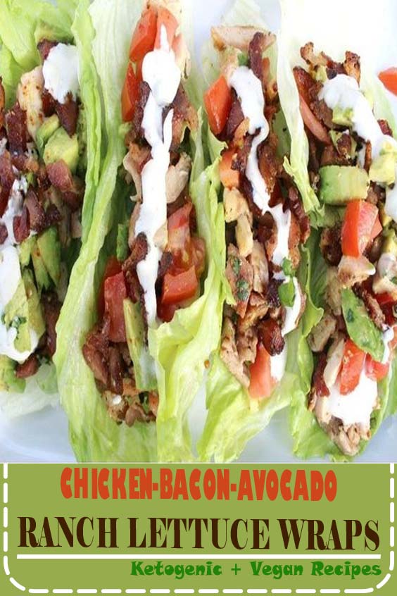 There’s something simple, flavorful, and fresh about these lettuce wraps. Even though there’s bacon in them, they taste light and fresh. My husband even said he felt like he was eating healthy. If you wanted to omit the bacon and the ranch, you could. But why would you ever omit bacon from anything! A yummy vinaigrette...