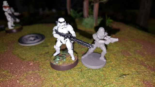 Star Wars Legion vs Imperial Assault Miniatures Scale Comparison
