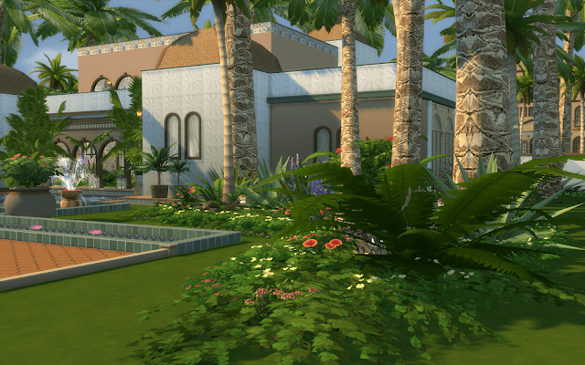 villa orientale sims 4