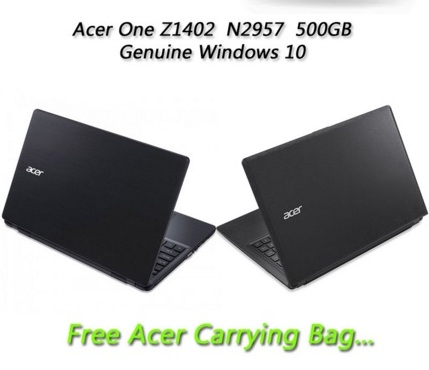 Harga Laptop Acer Aspire One Z1402 Tahun 2017 Lengkap Dengan Spesifikasi, Processor Intel Celeron 2957U