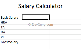 Excel Workbook