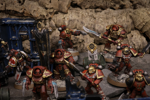 Blood Angels Tartaros Command and Veterans